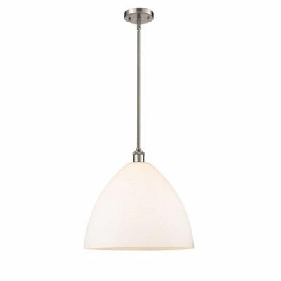 Bristol Glass - 1 Light Pendant In Industrial Style-16.75 Inches Tall and 16 Inches Wide
