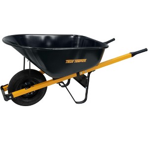 6 cu. ft. Barrow in a Box Steel Wheelbarrow with Steel Handles - True Temper - 1 of 4