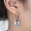 Bulldog Sterling Silver Dog Necklace Earrings Set Womens Ginger Lyne Collection - 4 of 4