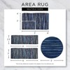 Design Imports Geometric Textured Fringe - Gray - 4 X 6 Ft - 4 of 4
