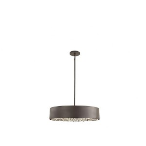 Savoy House Azores 6 - Light Pendant in  Black Cashmere - 1 of 1