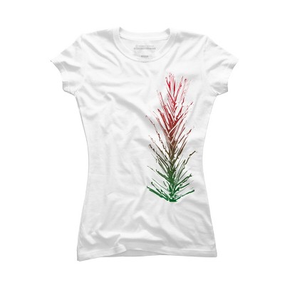 Junior's Design By Humans Feel like Christmas By Alice9 T-Shirt