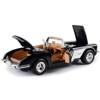 1959 Chevrolet Corvette Black 1/24 Diecast Model Car by Motormax - image 2 of 3