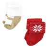 Hudson Baby Infant Girl Cotton Rich Newborn and Terry Socks, 12 Days Of Christmas Girl - 4 of 4