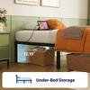 Greenstell Bed Frame with LED Lights & Charging Station, Metal Platform Bed with Headboard, Heavy Duty Metal Slats - 4 of 4