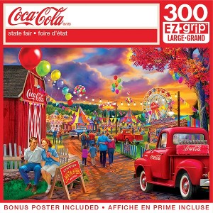 MasterPieces 300 Piece EZ Grip Jigsaw Puzzle - Coca-Cola State Fair - 18"x24" - 1 of 4