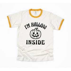 Simply Sage Market Women's I'm Hallow Inside Short Sleeve Ringer Tee - 1 of 3