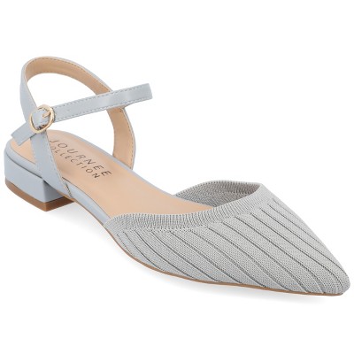 thumbnail image 2 of Journee Collection Women's Darlin Mary Jane Flats - Comfortable Square Toe Shoes With Multi-Strap Design 2 of 14