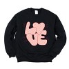 Simply Sage Market Valentines Love Pink Sweatshirt - 2 of 4