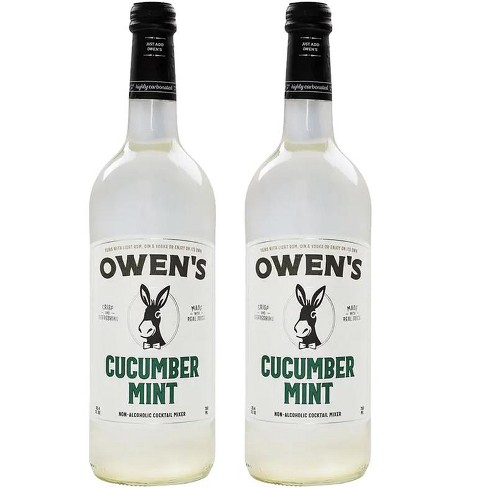 Owen’s Craft Mixers Cucumber Mint 750ml | Handcrafted in the USA with Premium Ingredients | Vegan & Gluten-Free Soda Mocktail and Cocktail Mixer - image 1 of 3