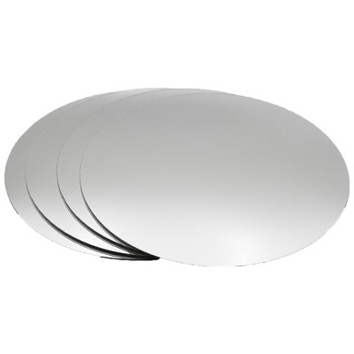 Evideco French Home Goods Set of 4 Large Decorative Self-Adhesive Mirrors, Available in 3 Shapes – Perfect for Modern Wall Decor in Any Room