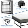 Portable Rollaway Guest Bed with Memory Foam Mattress and Bed Side Pocket - 4 of 4