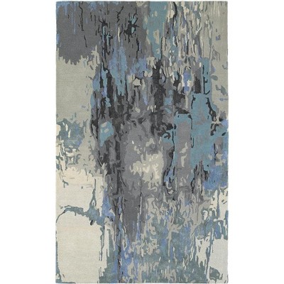Oriental Weavers Galaxy 21906 Blue/ Grey Indoor Area Rug - 2'6" x 8'