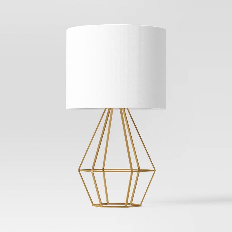 Large Geo Table Lamp Brass - Threshold™, 1 of 6