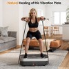SEVOBAL Full Body Vibration Platform with Resistance Bands Crazy Fitness Massage Shaking Machine Lymphatic Drainage Weight Loss , Gray, - 2 of 4