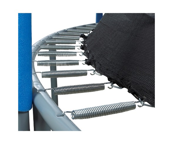 Skytric 15' Trampoline with Top Ring Enclosure System equipped with the "Easy Assemble Feature"