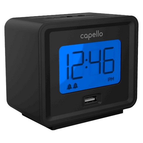target alarm clock capello instructions charger compact usb digital