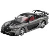Mazda RX-7 "VeilSide Fortune7" Gray Metallic and Black with Red Interior 1/64 Diecast Model Car by Mini GT - 4 of 4