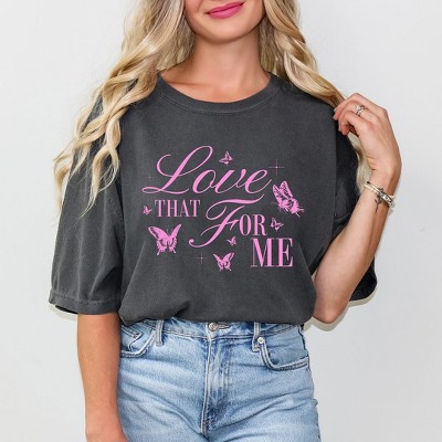 Simply Sage Market Women's Love That For Me Short Sleeve Garment Dyed Tee