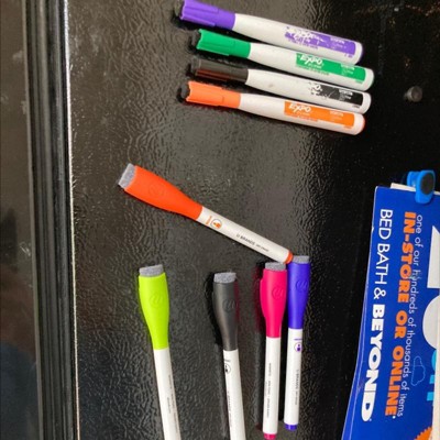 Expo 8pk Dry Erase Markers Magnetic & Eraser Fine Tip Multicolored : Target