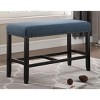 NicBex 48 Inch Ottoman Bench Modern Wooden Upholstered Dining Bench with Turned Legs, Footrest and Seat for Living Room, Bedroom, Entryway - 2 of 4