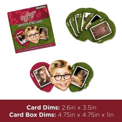 A Christmas Story Shaped Playing Cards for Family Fun