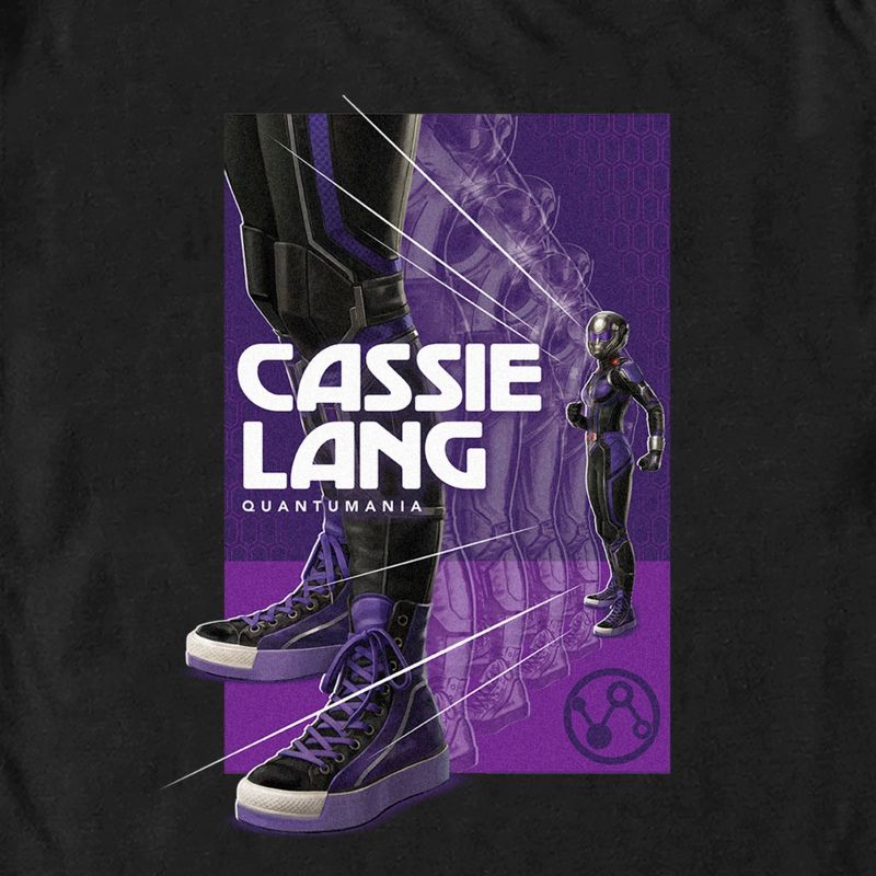 Men's Ant-Man and the Wasp: Quantumania Cassie Lang Sneakers Poster T-Shirt, 2 of 6