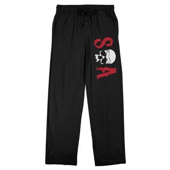 Sons of Anarchy SOA Logo Men's Black Sleep Pants