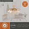 VAXCEL Estelle Mid-Century Modern Sputnik Semi Flush Mount Ceiling Light Fixture - 4 of 4