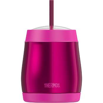 Thermos Icon 18oz Stainless Steel Hydration Bottle With Straw Hot Pink :  Target