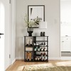 HOMLUX 6 Tier Shoe Rack Freestanding Shoe Organizer, Holds 13 Pairs - 4 of 4