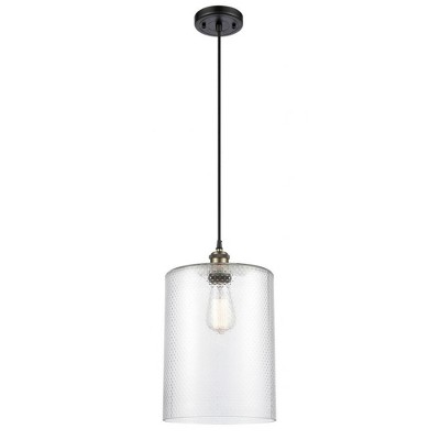 Cobbleskill - 1 Light Cord Hung Mini Pendant In Industrial Style-14 Inches Tall and 9 Inches Wide
