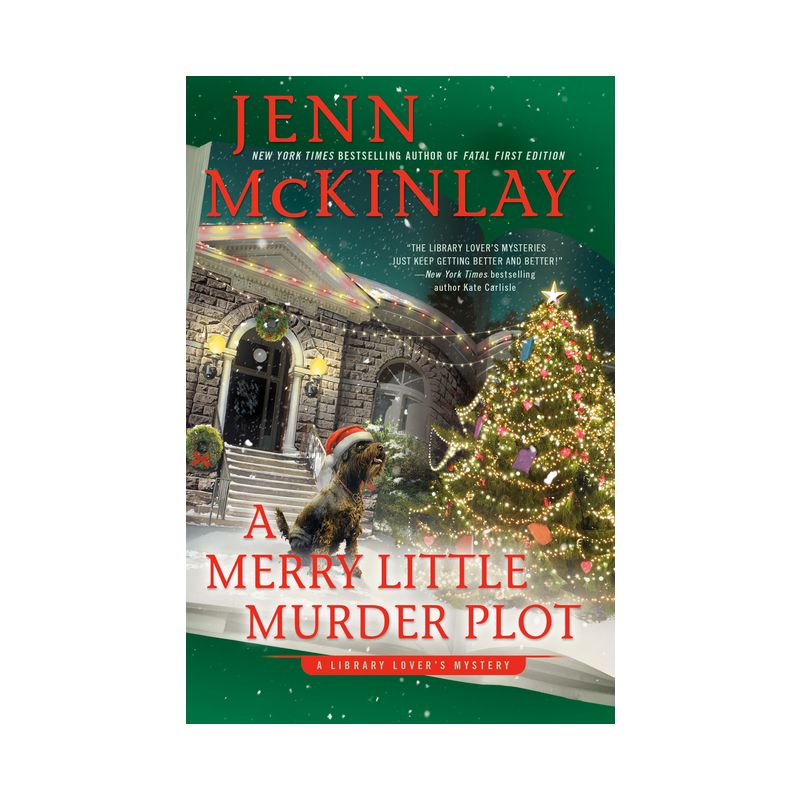 A Merry Little Murder Plot - (Library Lover's Mystery) by  Jenn McKinlay (Hardcover), 1 of 2