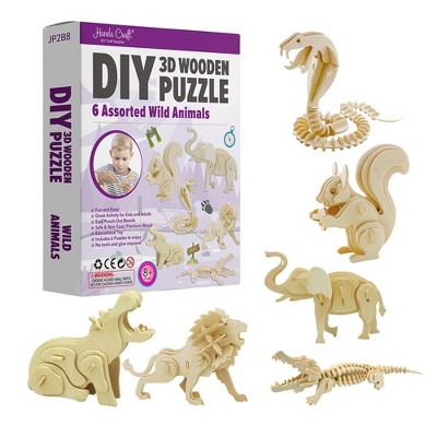 Up To 50% Off on DIY 3D Wooden Puzzle, Assorte