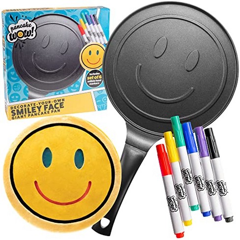 Cucina Pro Xl Smiley Face Pancake Pan, Make Giant 10