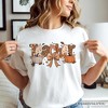 Teacher Coquette Autumn T-Shirt, Cozy Fall Pumpkin Tee for Educators| OrnamentallyYou - 4 of 4