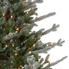 Northlight Real Touch™️ Pre-Lit Flocked Little River Fir Artificial Christmas Tree - 6.5' - Clear Lights - 4 of 4