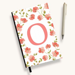 Personalization Mall Flowery Initial Personalized Journal - 1 of 1