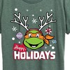 Women's - Teenage Mutant Ninja Turtles - Happy Holidays Short Sleeve Graphic T-Shirt - 2 of 4