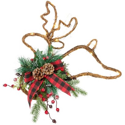 The Lakeside Collection Woven Figural Holiday Wall Hangings