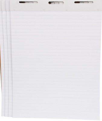 School Smart Ruled Flip Chart Paper, 34 X 27 Inches, 50 Sheets Each, Pack  Of 4 : Target
