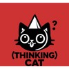 Thinking Cat Youth Crew Neck Short Sleeve Tee - 2 of 2