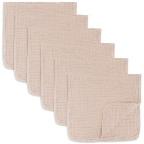 5pk Pure Cotton Muslin Squares