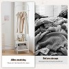 Corner Coat Racks, Heavy Duty Clothing Rack, Freestanding Garment Rack, Metal Clothes Racks Shoes Shelf Organizer for Entryway Bedroom - 4 of 4