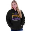 Cute Halloween Magic Feeling Witchy Hoodie Sweatshirt Women Brisco Brands - 3 of 4