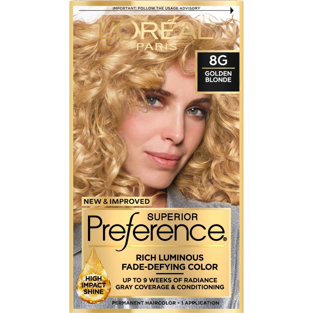 Photos - Hair Dye LOreal L'Oreal Paris Superior Preference Fade-Defying Color + Shine System - 6.5 