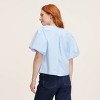 Women's Stripe Puff Short Sleeve Blouse -  kate spade new york x Target Blue/White - 2 of 4