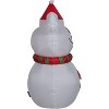 Disney Christmas Airblown Inflatable Mickey Mouse Snowman, 3.5 ft Tall, White - 3 of 4