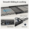 VIPEK X3 Expandable Heavy Duty Clothes Rack Adjustable from 5'2" to 8' with Flexible Shelves and Hanger Rods, Max Load 1210LBS - 3 of 4