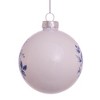 Kurt Adler 80MM Delft Blue Shiny Glass Ball Ornaments, 6-Piece Set - 4 of 4